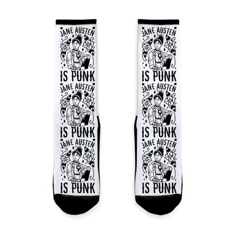 Jane Austen Is Punk Socks