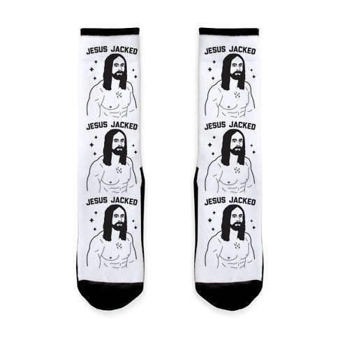 Jesus Jacked Socks