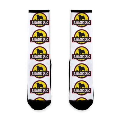 Jurassic Pug Socks