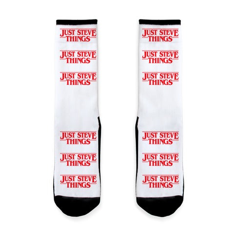 Just Steve Things Socks