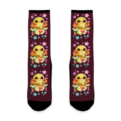 Kawaii Cthulhu Socks