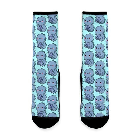 Kawaii Kaiju Godzilla Socks