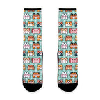 Kawaii Squishy Face Animals Socks