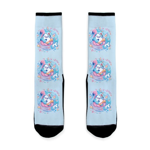 Kawaii Summer Shark Socks