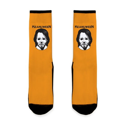 Keanuween - Keanu Halloween Socks