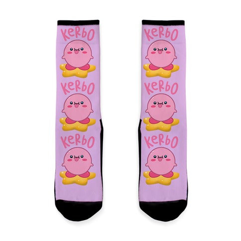 Kerbo Derpy Kirby Socks