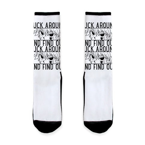 Killua Fuck Around And Find Out Socks