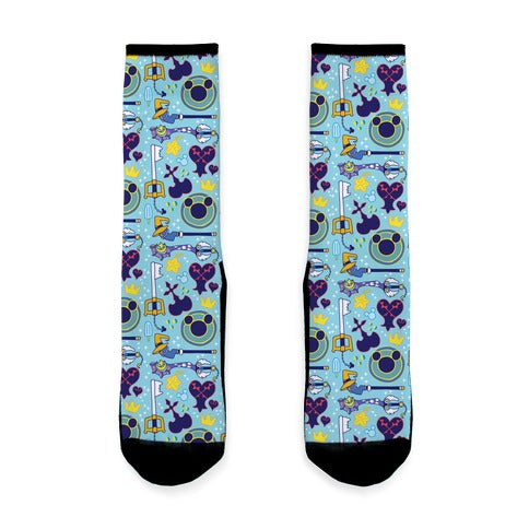 Kingdom Hearts pattern Socks