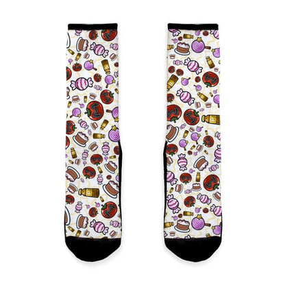 Kirby Munchies Pattern Socks
