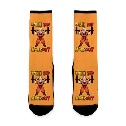 Krillin This Workout Socks