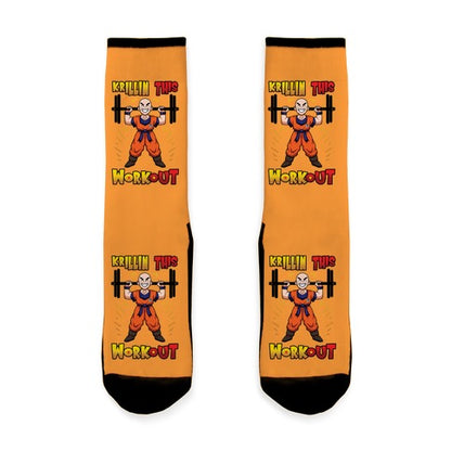 Krillin This Workout Socks