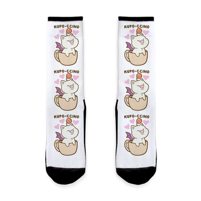 Kupo-ccino - Moogle Socks