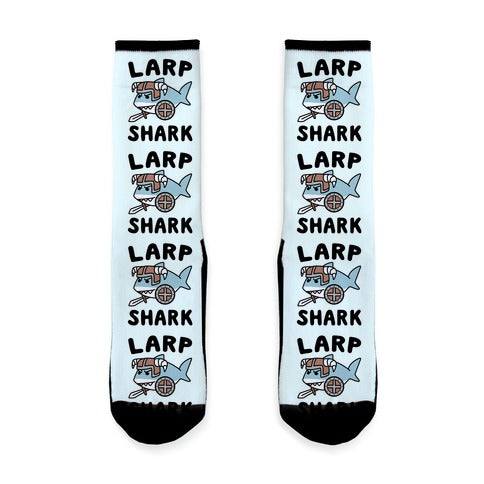 Larp Shark Socks