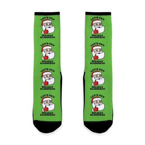 Let's Get Holiday Hammered Socks