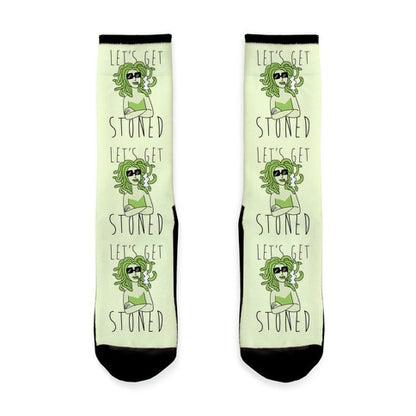 Let's Get Stoned - Medusa Socks