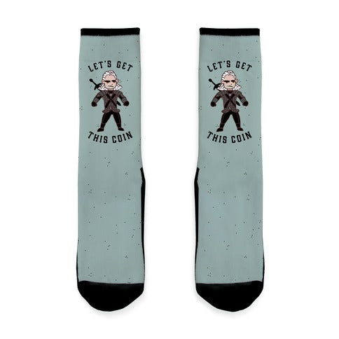 Let's Get This Coin Socks