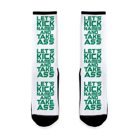 Let's Kick Names and Take Ass Parody Socks