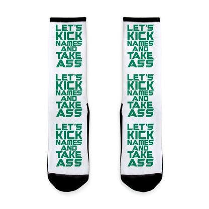 Let's Kick Names and Take Ass Parody Socks