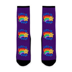Life Is Ouch Shooting Star Socks