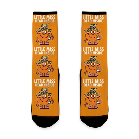 Little Miss Dead Inside Socks