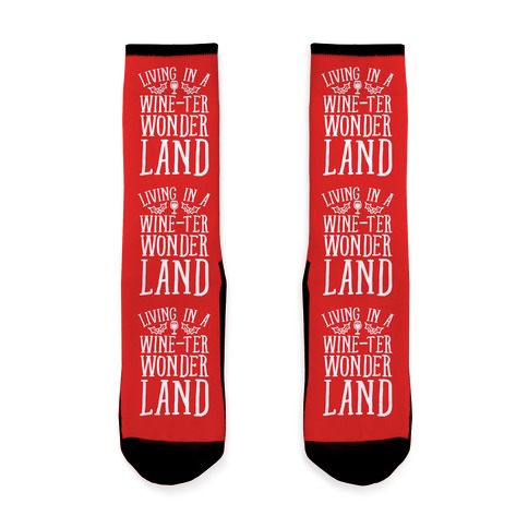 Living In A Wineter Wonderland Socks