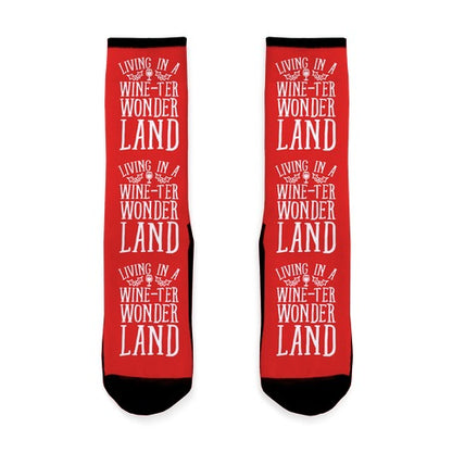 Living In A Wineter Wonderland Socks