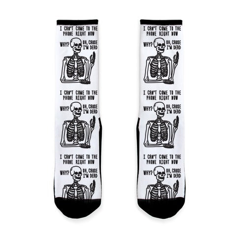 Look What You Made Me Do Skeleton Parody Socks