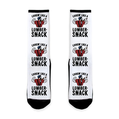 Lookin' Like A Lumber-Snack Parody Socks