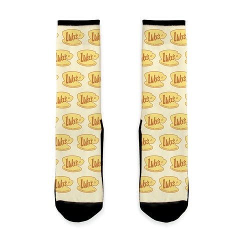 Luke's Diner Logo Socks