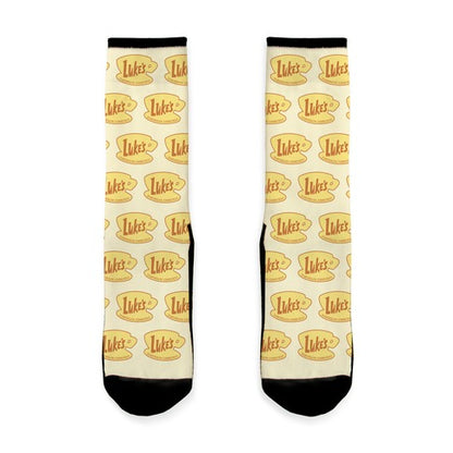 Luke's Diner Logo Socks