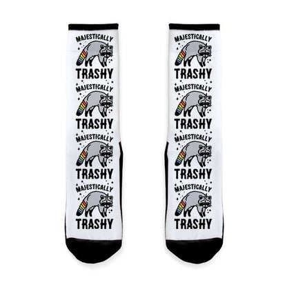 Majestically Trashy Raccoon  Socks