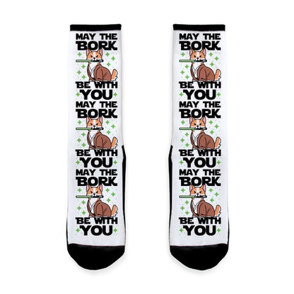 May the Bork Be With You Socks