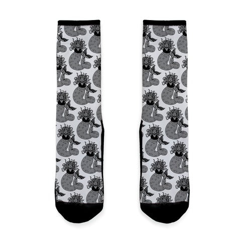Merdusa (Mermaid Medusa) Socks