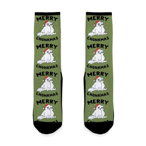 Merry Chonkmas Socks