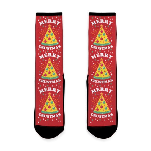 Merry Crustmas Socks