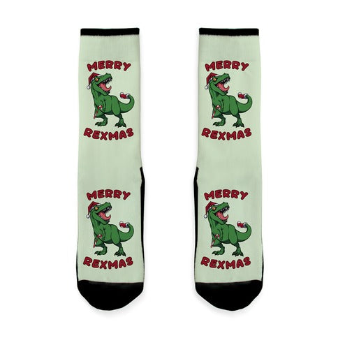 Merry Rexmas Socks