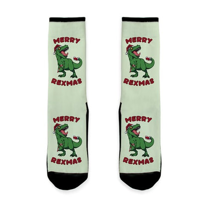 Merry Rexmas Socks