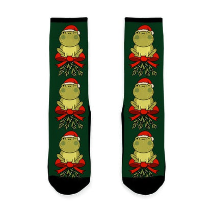 Mistletoad Socks