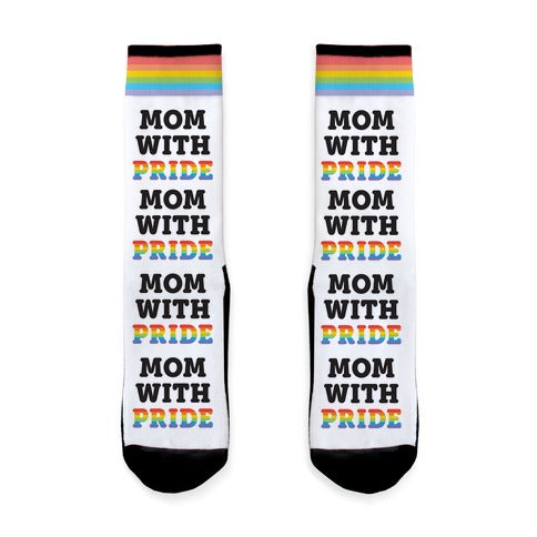 Mom With Pride Socks