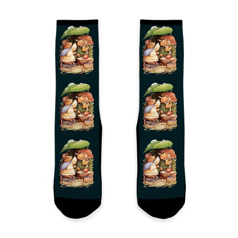 Mouse Tea Time Socks