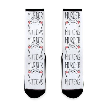 Murder Mittens Socks