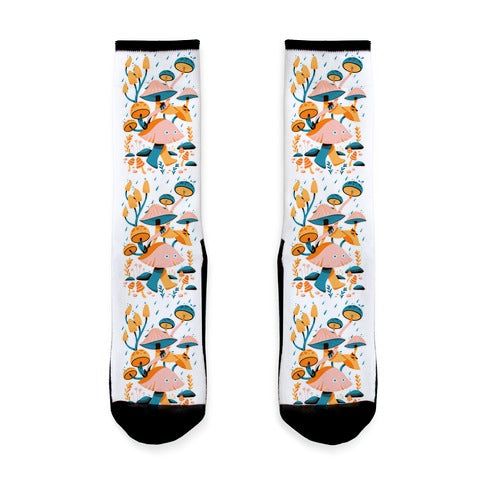 Mushroom Forest Spirits Socks