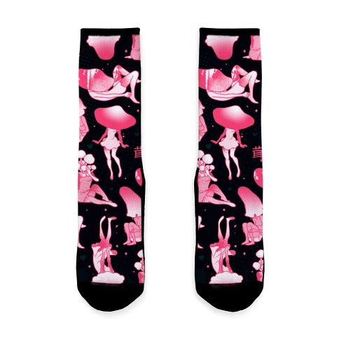 Mushroom Girl Socks