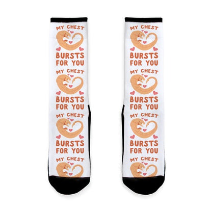 My Chest Bursts for You - Chestburster Socks
