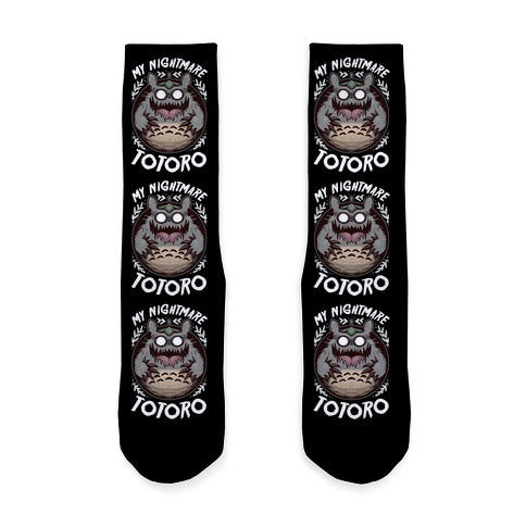My Nightmare Totoro Socks