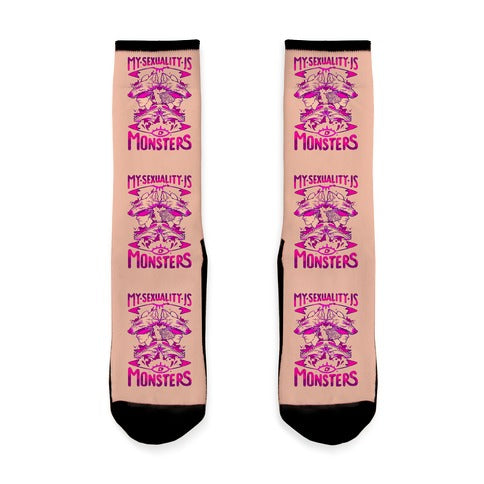 My Sexuality Is Monsters Socks