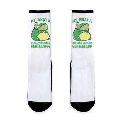 My, What A Distinguished Gentlefrog Socks