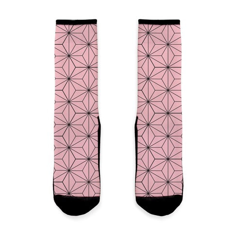 Nezuko Pattern Socks