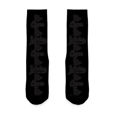 No Coffee No Workee Socks