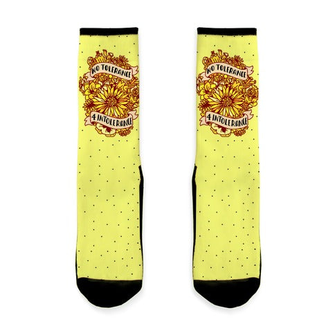 No Tolerance for Intolerance  Socks